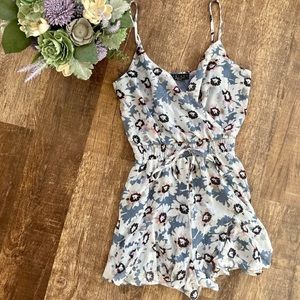 Trixxi Analisse Floral Godet Romper~Medium
